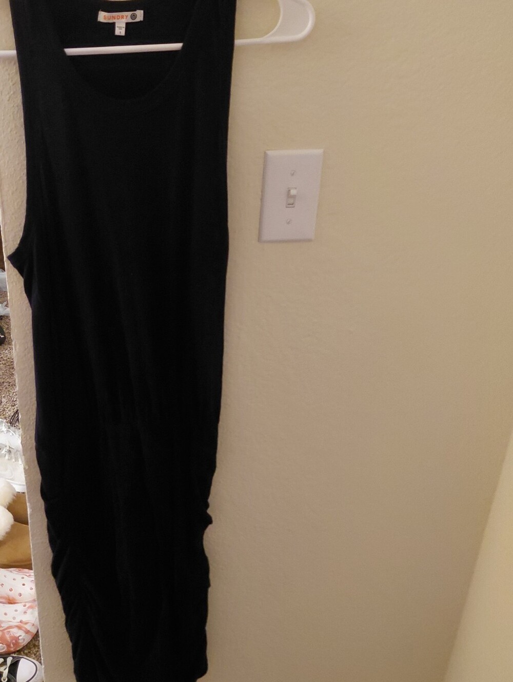 Sundry Black Sleeveless Tank Dress